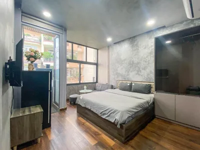Estudio con balcón — Zeus Living - Cozy Apartment in Thao Dien
